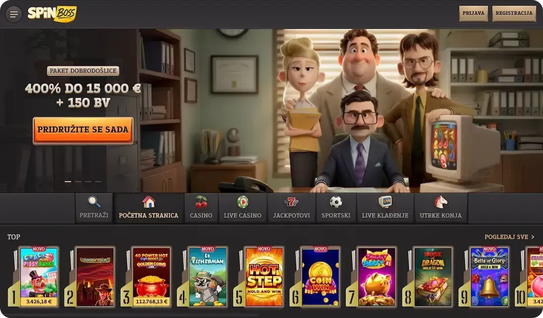 spinboss casino stranica